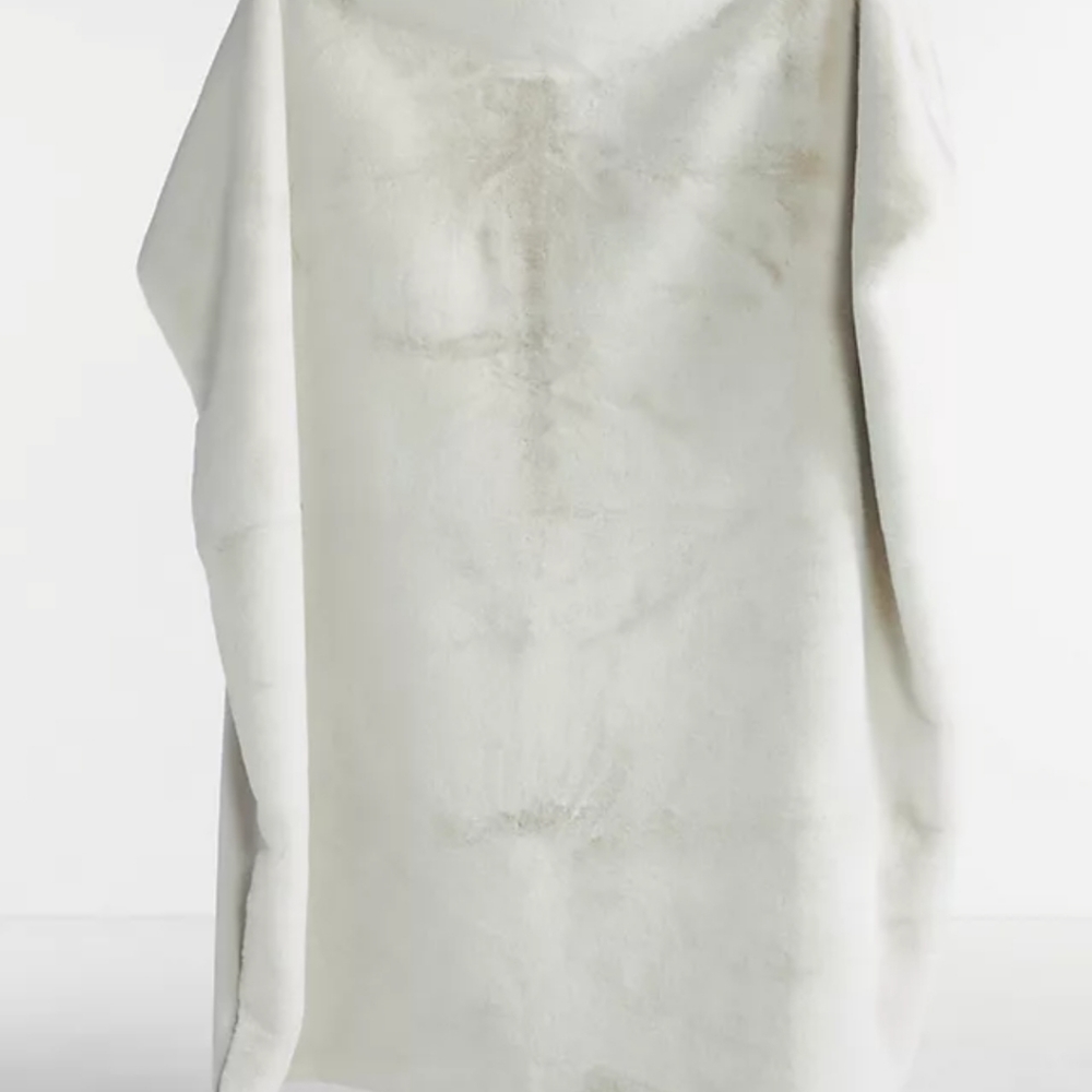Anthropologie Sofie Faux Fur Throw